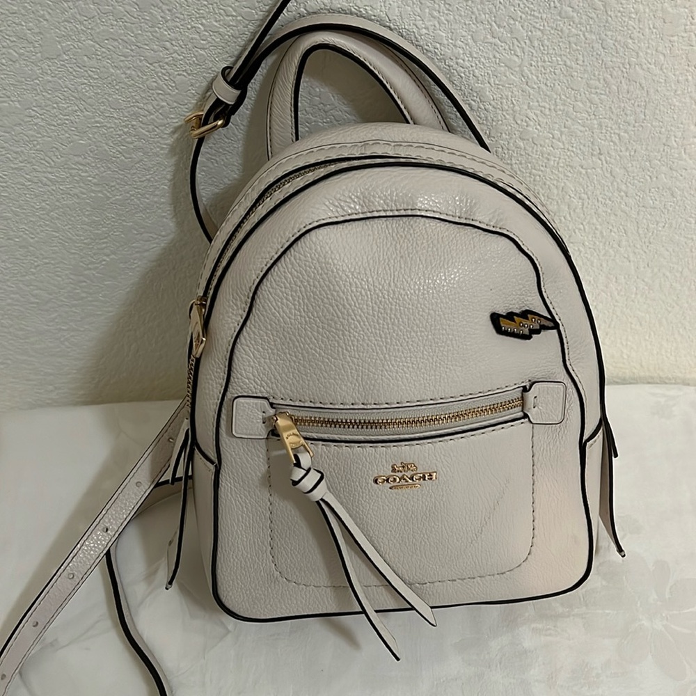 Small coach backpack.